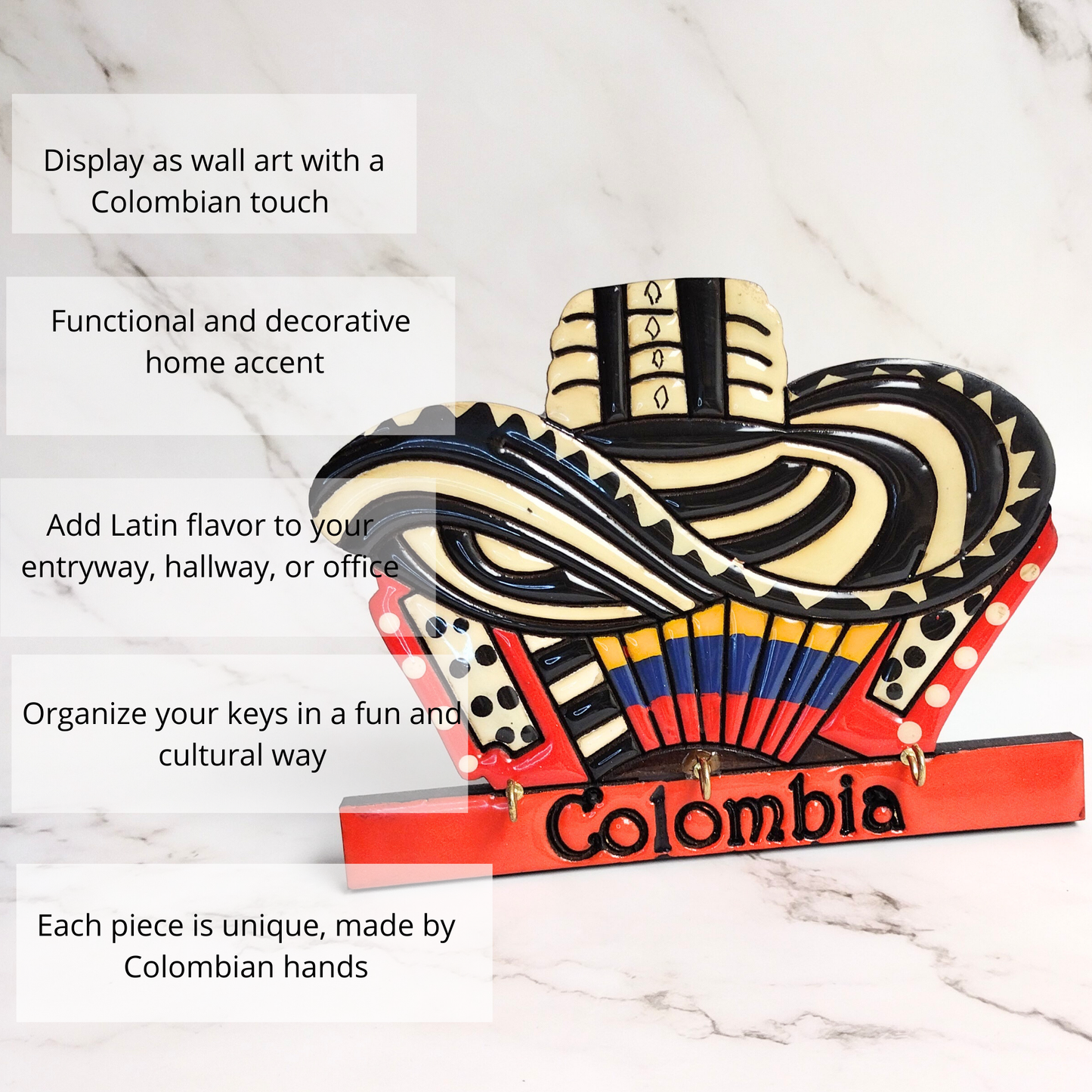 Colombian hat Key holder