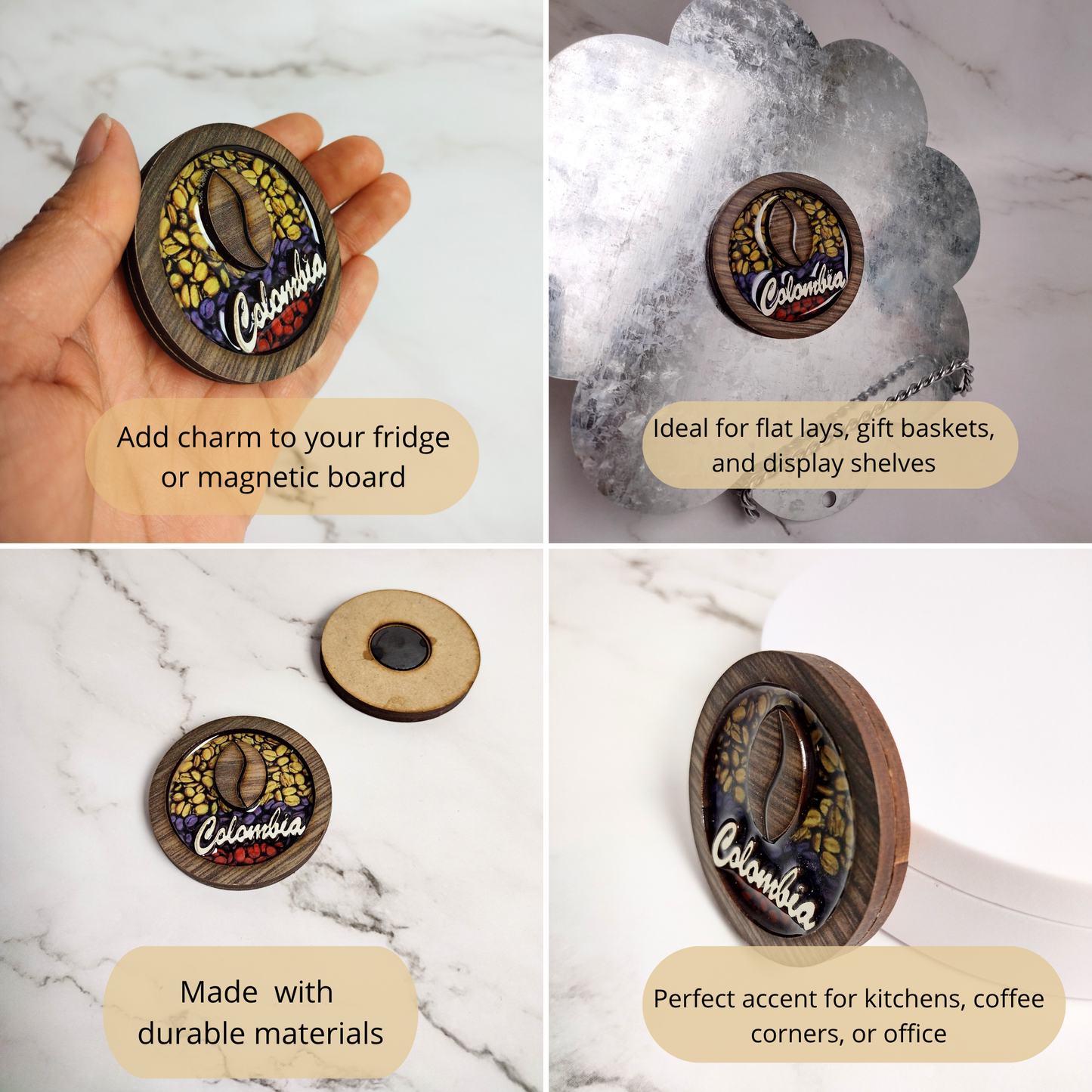 Coffee Resin Magnet