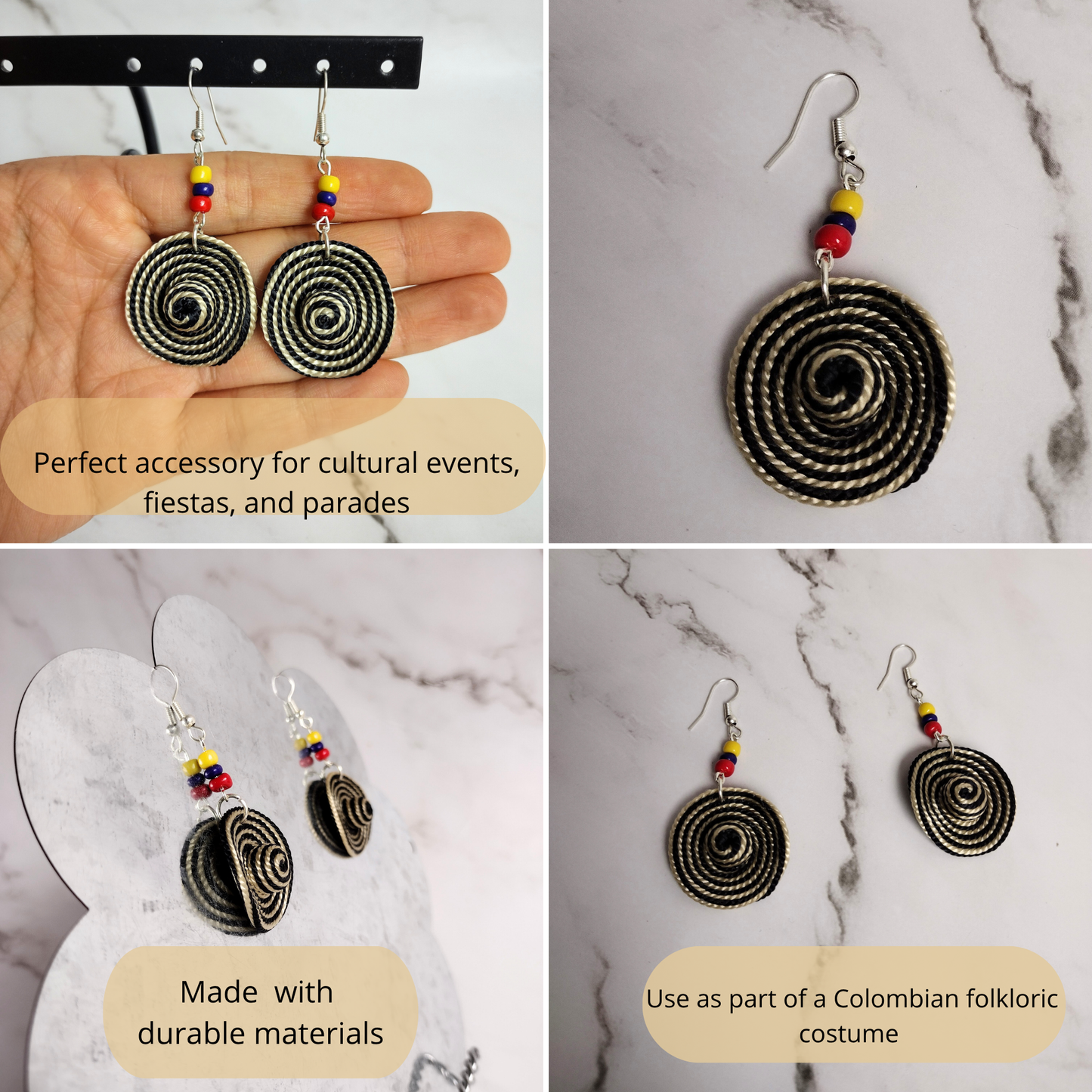 Colombian Hat Earrings