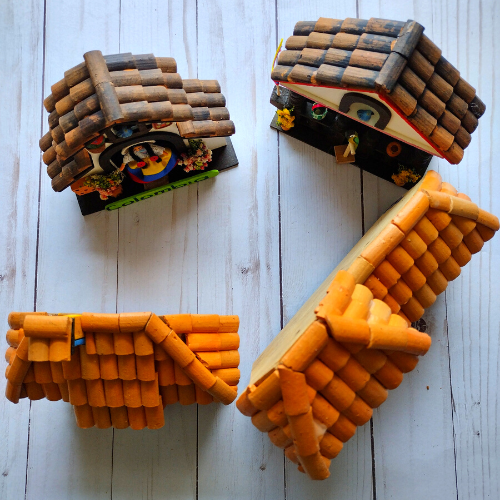 Colombian house wall decor / Casitas