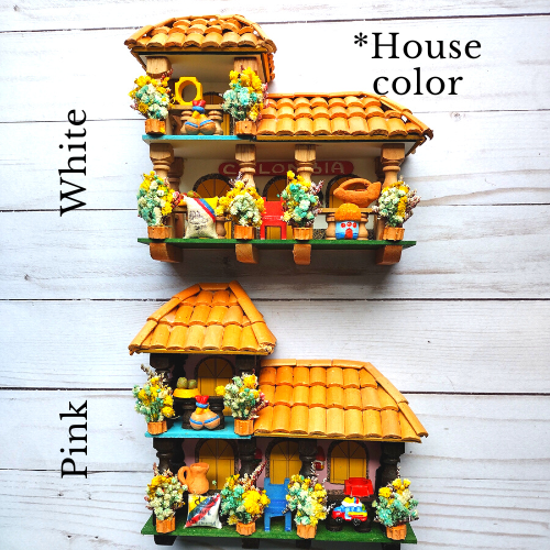 Colombian house wall decor / Casitas