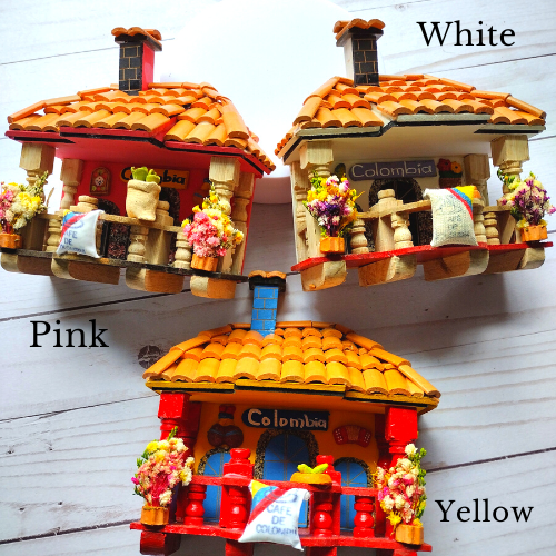 Colombian house wall decor / Casitas
