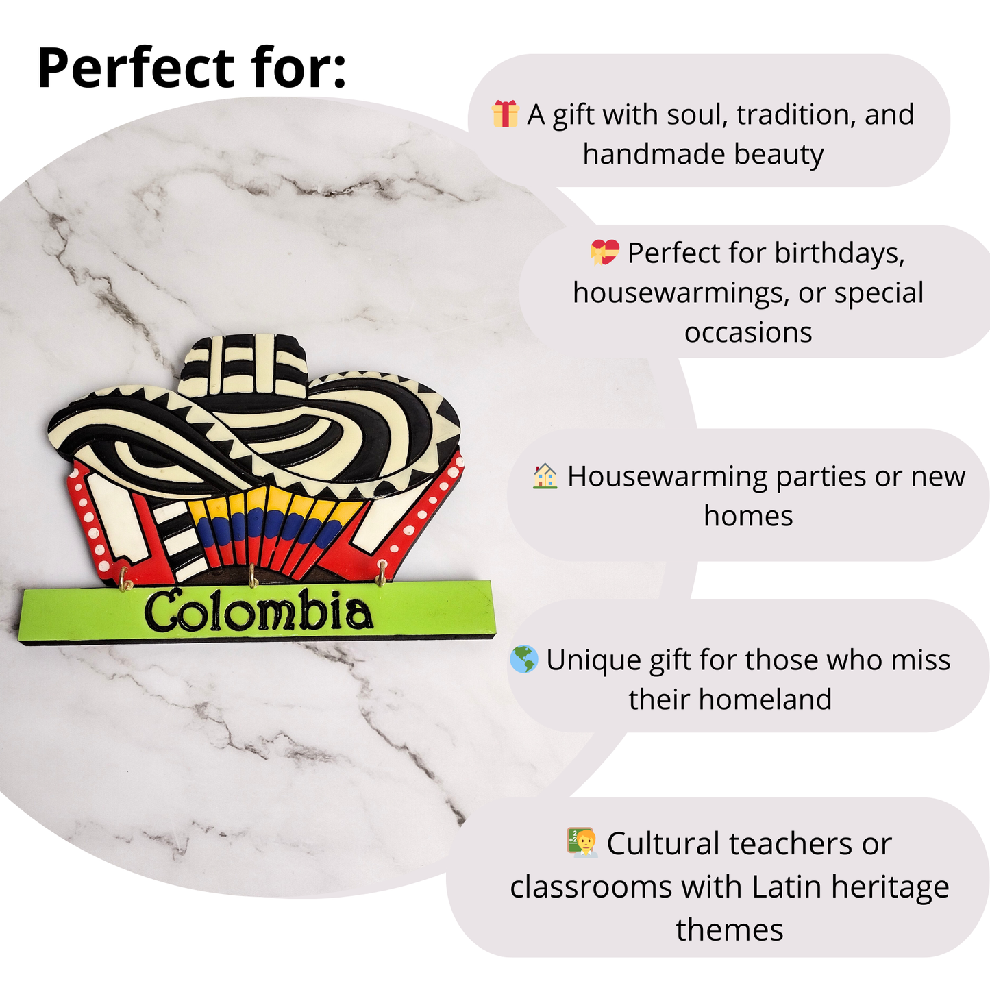 Colombian hat Key holder