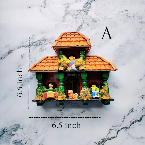 Colombian casita wall art