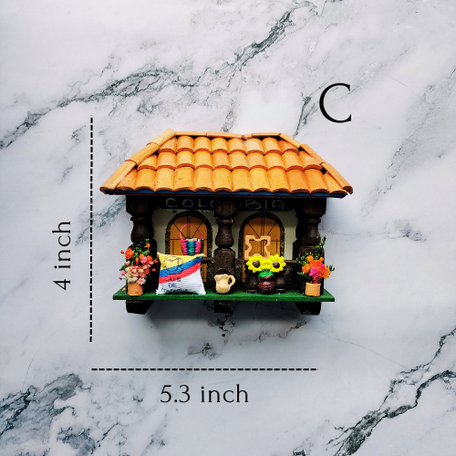 Colombian casita wall art