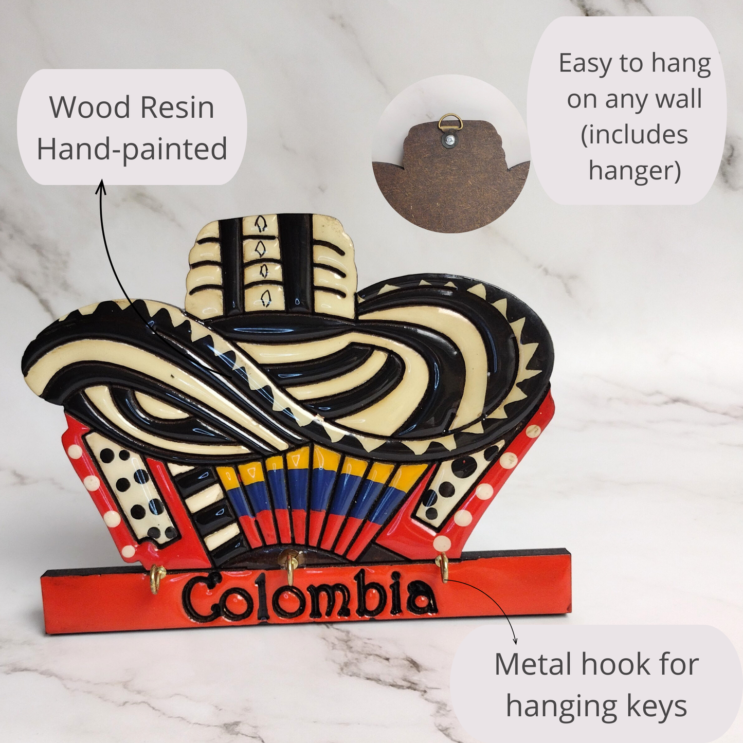 Colombian hat Key holder